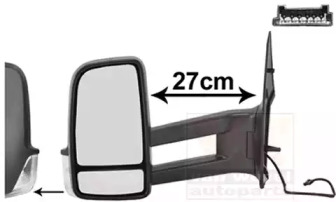 VAN WEZEL 5862825 -  Наружное зеркало